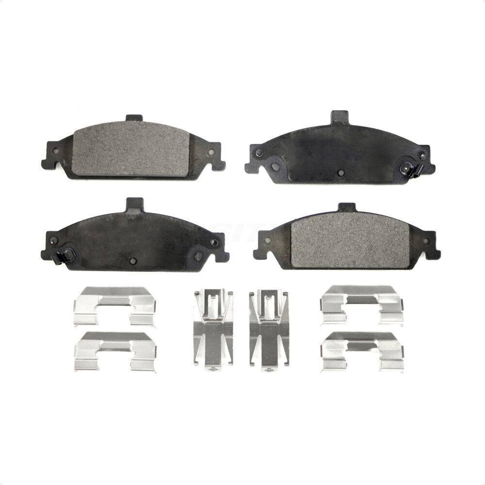 Front Semi-Metallic Disc Brake Pads PPF-D727 For Chevrolet Pontiac Grand Am Malibu Oldsmobile Alero Classic Cutlass by Positive Plus