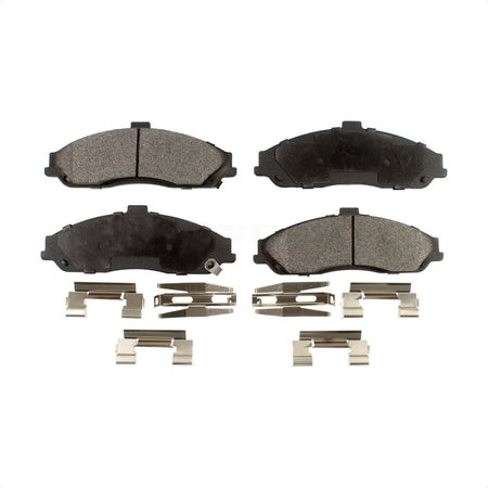 Front Semi-Metallic Disc Brake Pads PPF-D731 For Chevrolet Corvette Pontiac GTO Cadillac XLR by Positive Plus