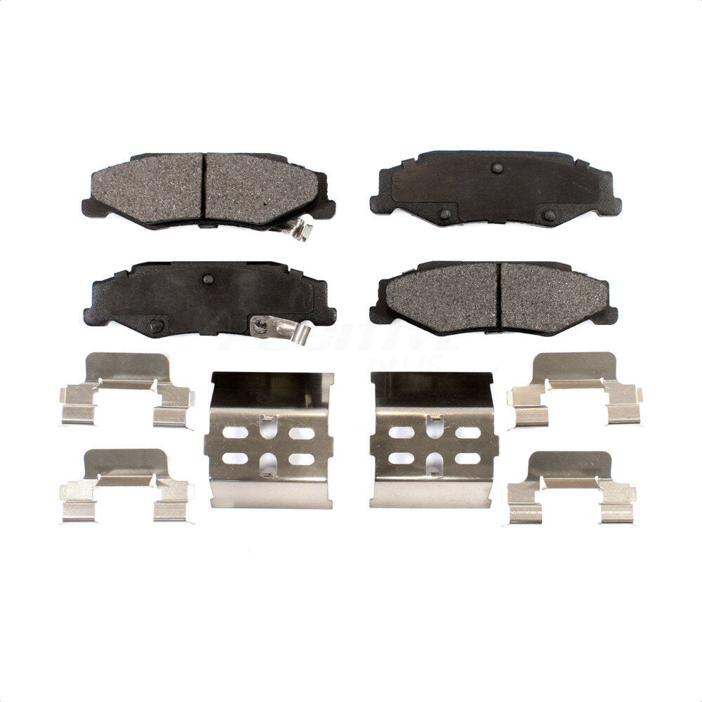 Rear Semi-Metallic Disc Brake Pads PPF-D732 For Chevrolet Corvette Cadillac XLR by Positive Plus