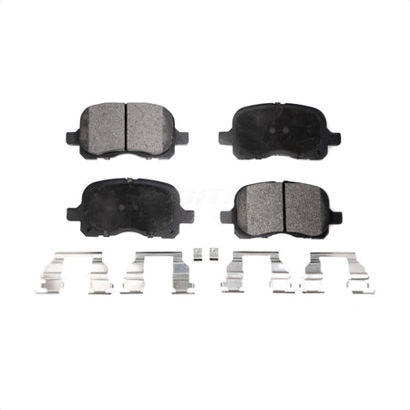 Front Semi-Metallic Disc Brake Pads PPF-D741 For 1998-2002 Toyota Corolla Chevrolet Prizm by Positive Plus