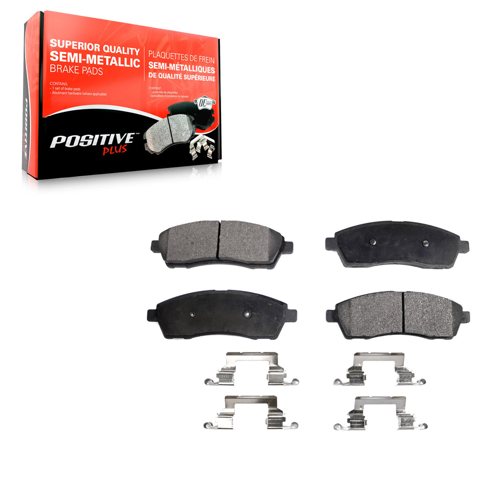 Rear Semi-Metallic Disc Brake Pads PPF-D757 For Ford F-350 Super Duty F-250 Excursion