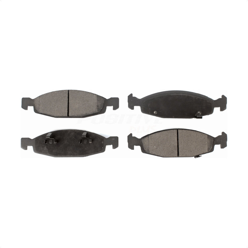 Front Semi-Metallic Disc Brake Pads PPF-D790 For 1999-2002 Jeep Grand Cherokee With Teves & ATE Caliper by Positive Plus