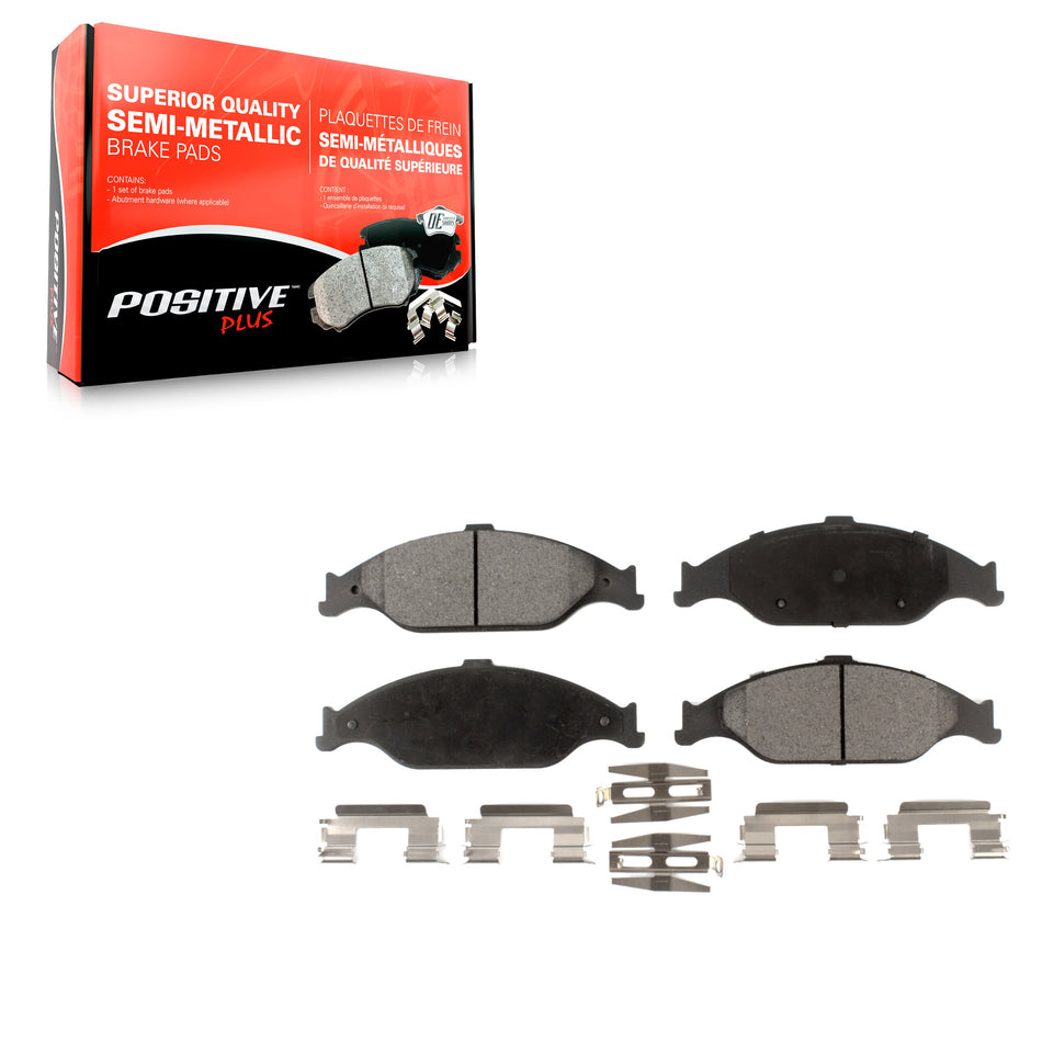 Front Semi-Metallic Disc Brake Pads PPF-D804 For Ford Mustang