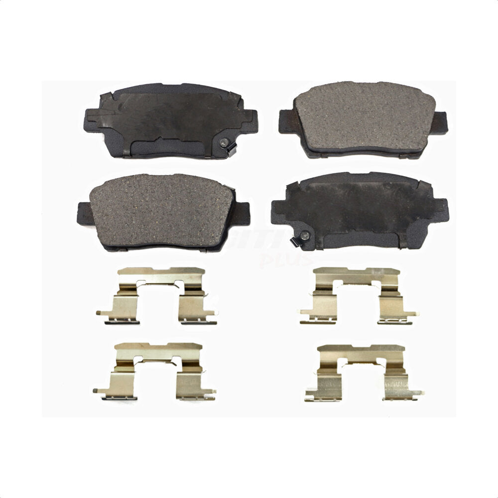 Front Semi-Metallic Disc Brake Pads PPF-D822 For Toyota Prius Scion xB xA Echo Celica MR2 Spyder iQ by Positive Plus