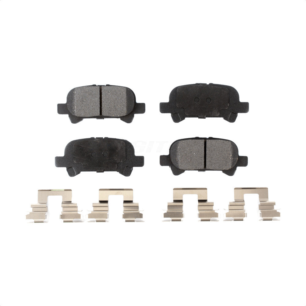 Rear Semi-Metallic Disc Brake Pads PPF-D828 For Toyota Camry Avalon Solara by Positive Plus