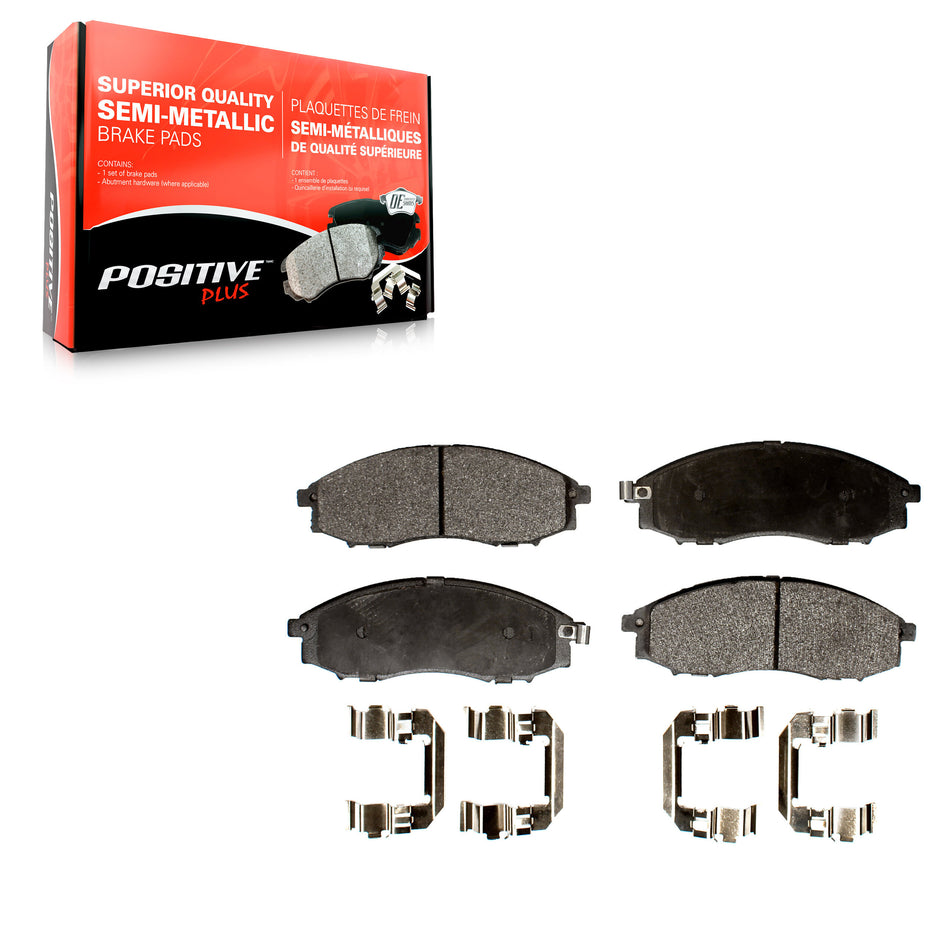 Front Semi-Metallic Disc Brake Pads PPF-D830 For Nissan Xterra Frontier