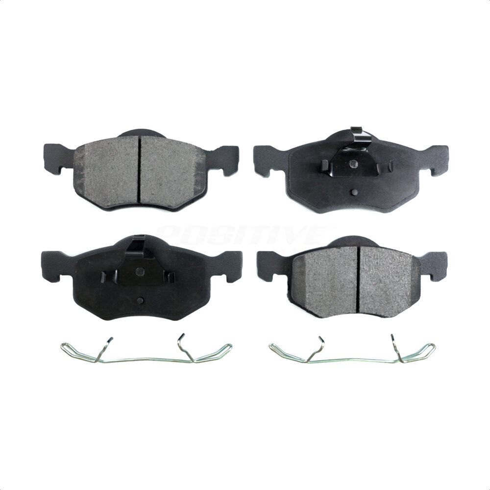 Front Semi-Metallic Disc Brake Pads PPF-D843 For Ford Escape Mazda Tribute Mercury Mariner by Positive Plus