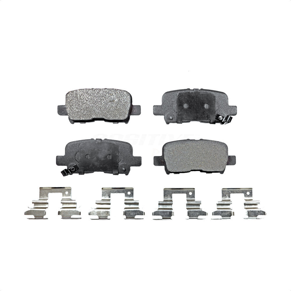 Rear Semi-Metallic Disc Brake Pads PPF-D865 For Honda Pilot Odyssey Acura MDX by Positive Plus