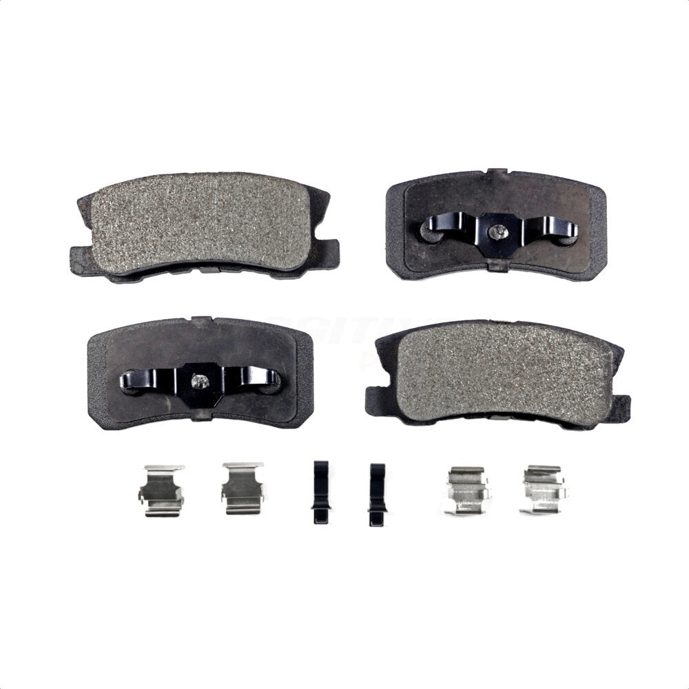 Rear Semi-Metallic Disc Brake Pads PPF-D868 For Jeep Patriot Dodge Chrysler Compass Avenger Mitsubishi 200 Sebring Lancer Caliber Endeavor Outlander Sport Montero RVR by Positive Plus