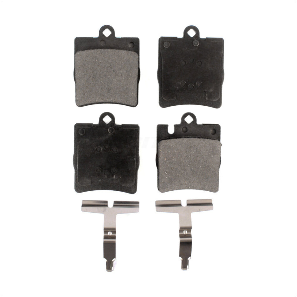 Rear Semi-Metallic Disc Brake Pads PPF-D873 For Mercedes-Benz E320 C230 C240 CLK320 CLK350 C320 C280 E430 SLK350 CLK430 C350 SLK300 by Positive Plus