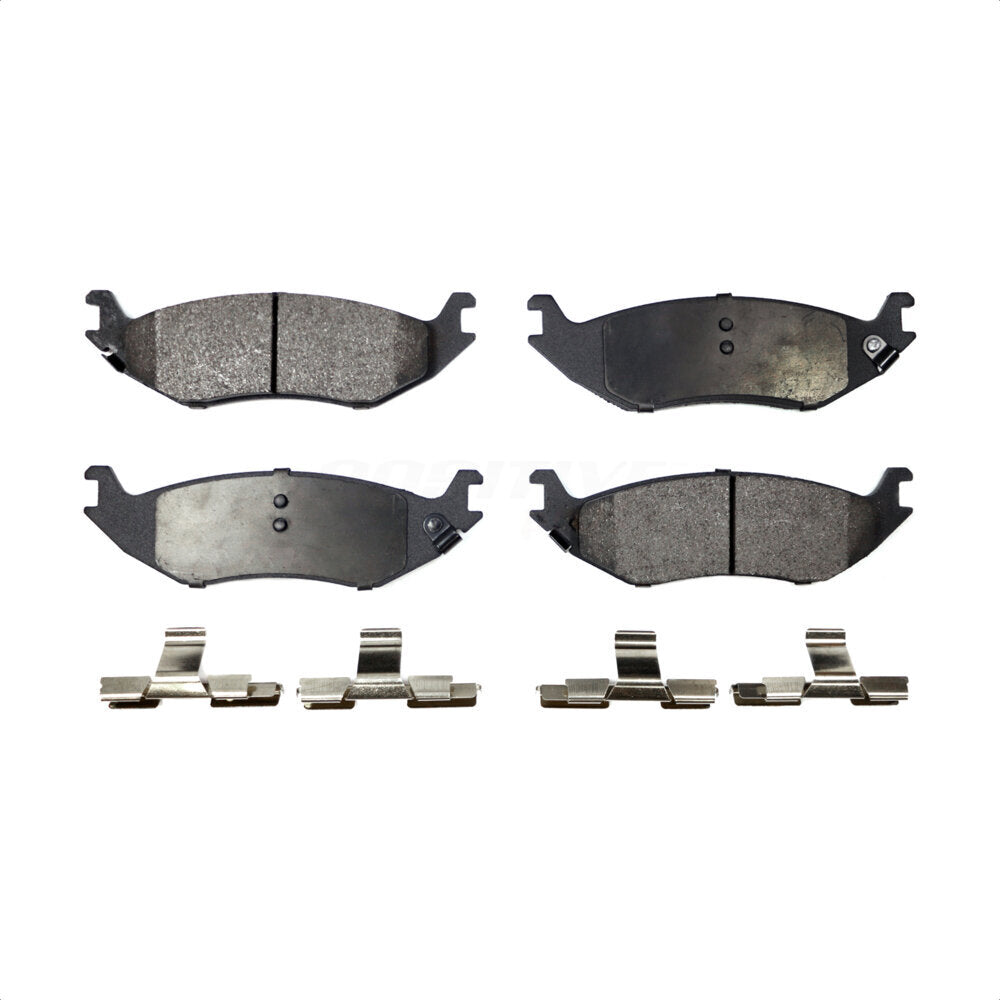 Rear Semi-Metallic Disc Brake Pads PPF-D898 For Dodge Ram 1500 by Positive Plus