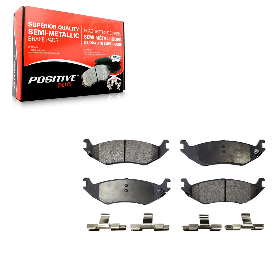 Rear Semi-Metallic Disc Brake Pads PPF-D898 For Dodge Ram 1500