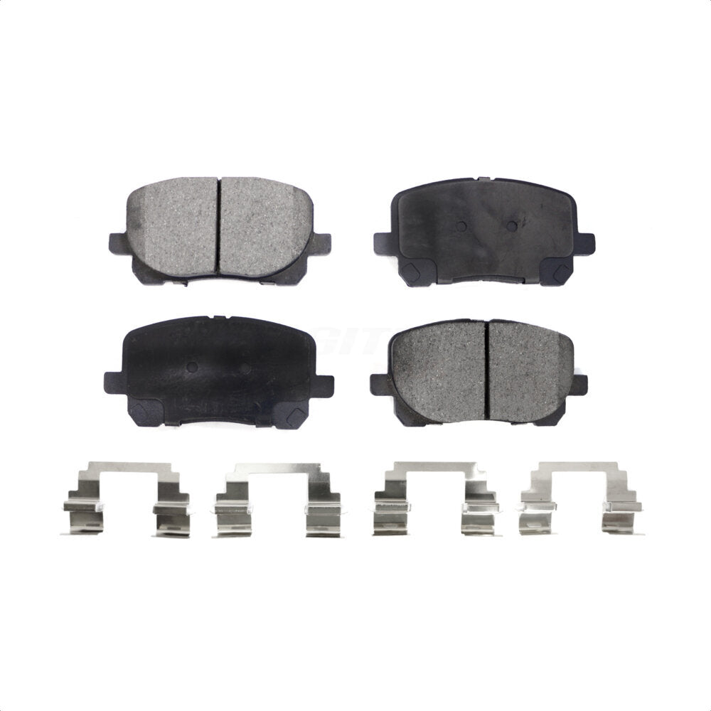 Front Semi-Metallic Disc Brake Pads PPF-D923 For 2003-2008 Toyota Corolla Matrix Pontiac Vibe by Positive Plus