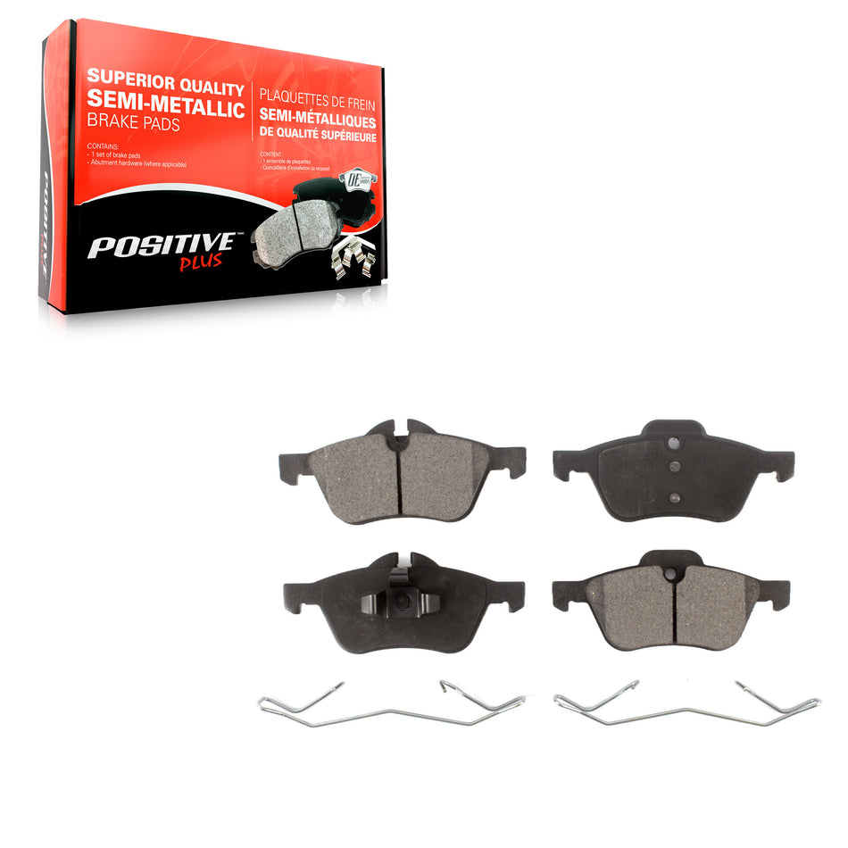 Front Semi-Metallic Disc Brake Pads PPF-D939 For 02-08 Mini Cooper With 276mm Diameter Rotor