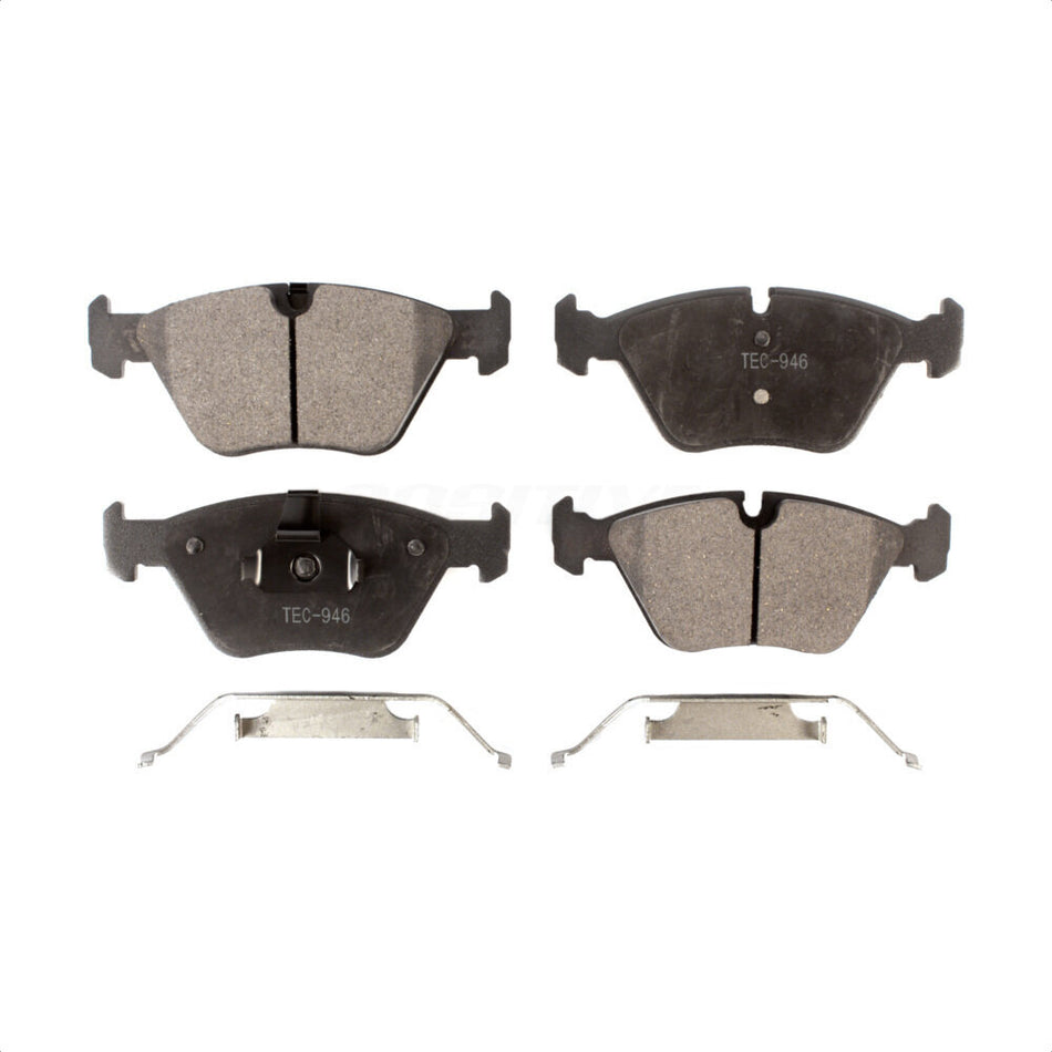 Front Semi-Metallic Disc Brake Pads PPF-D946 For BMW X3 330Ci 330i Z4 330xi M3 by Positive Plus