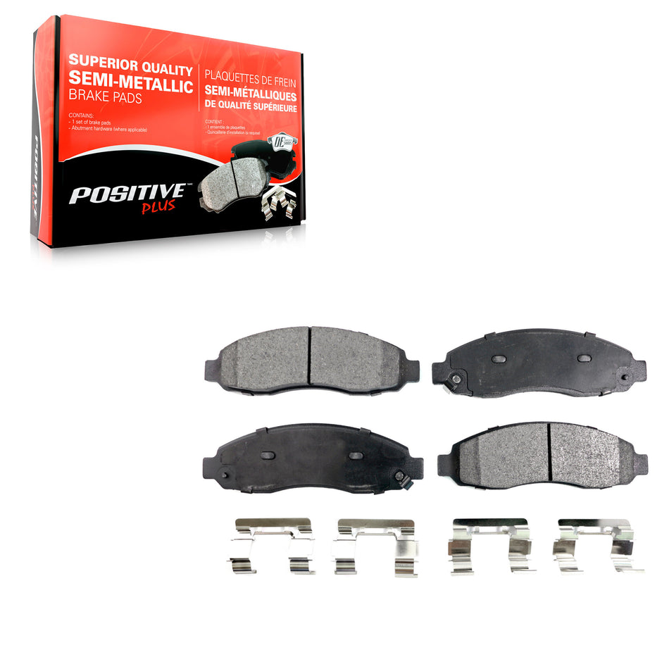 Front Semi-Metallic Disc Brake Pads PPF-D962 For 2003-2004 Dodge Dakota