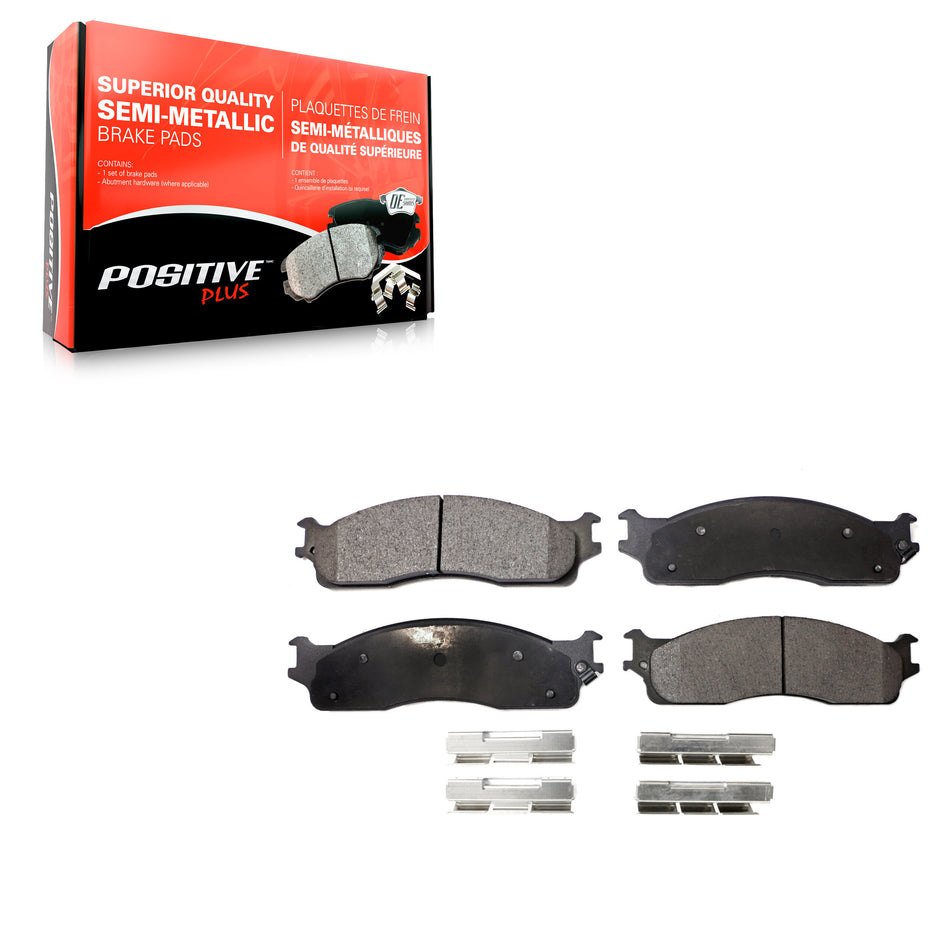 Front Semi-Metallic Disc Brake Pads PPF-D965 For Dodge Ram 1500 3500 2500