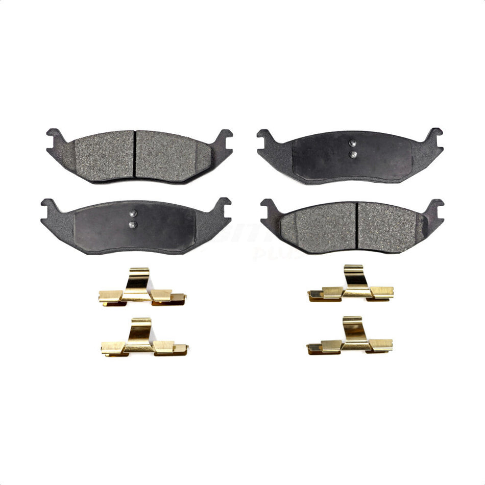 Rear Semi-Metallic Disc Brake Pads PPF-D967 For Ram 1500 Dodge Durango Classic Chrysler Aspen Van by Positive Plus