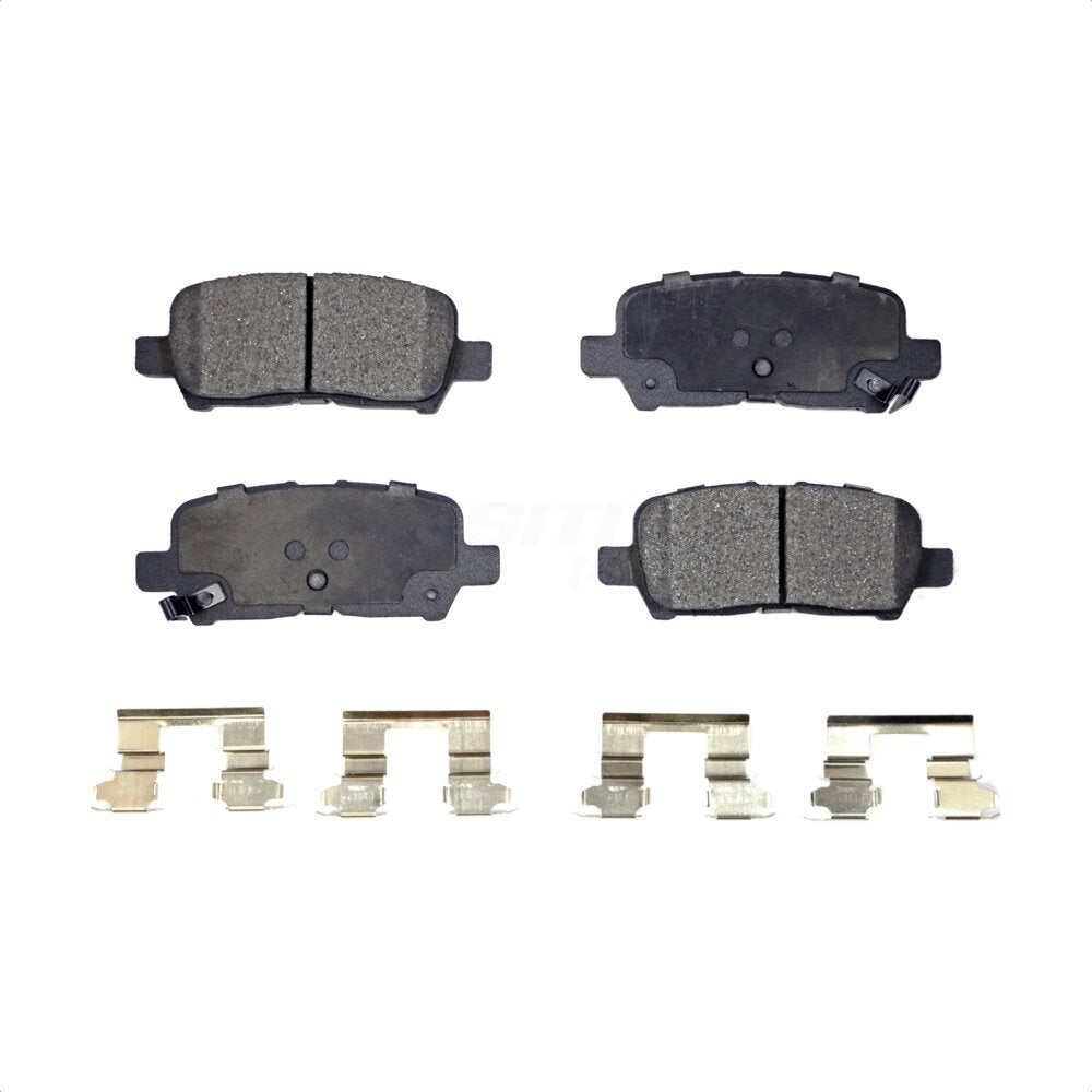 Rear Semi-Metallic Disc Brake Pads PPF-D999 For Chevrolet Impala Pontiac Grand Prix Buick LaCrosse Limited Allure by Positive Plus