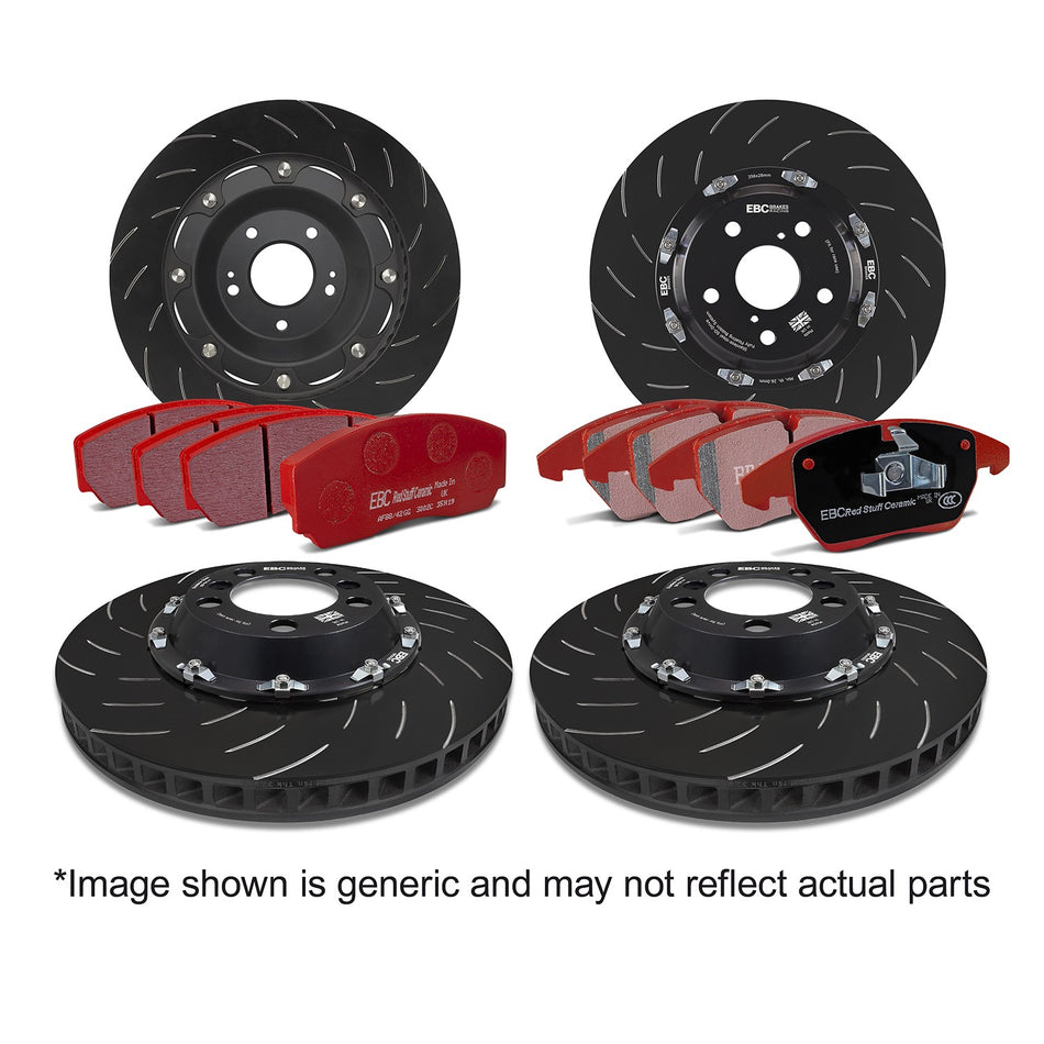 EBC Brakes Brake Pad and Rotor - S25KF1025