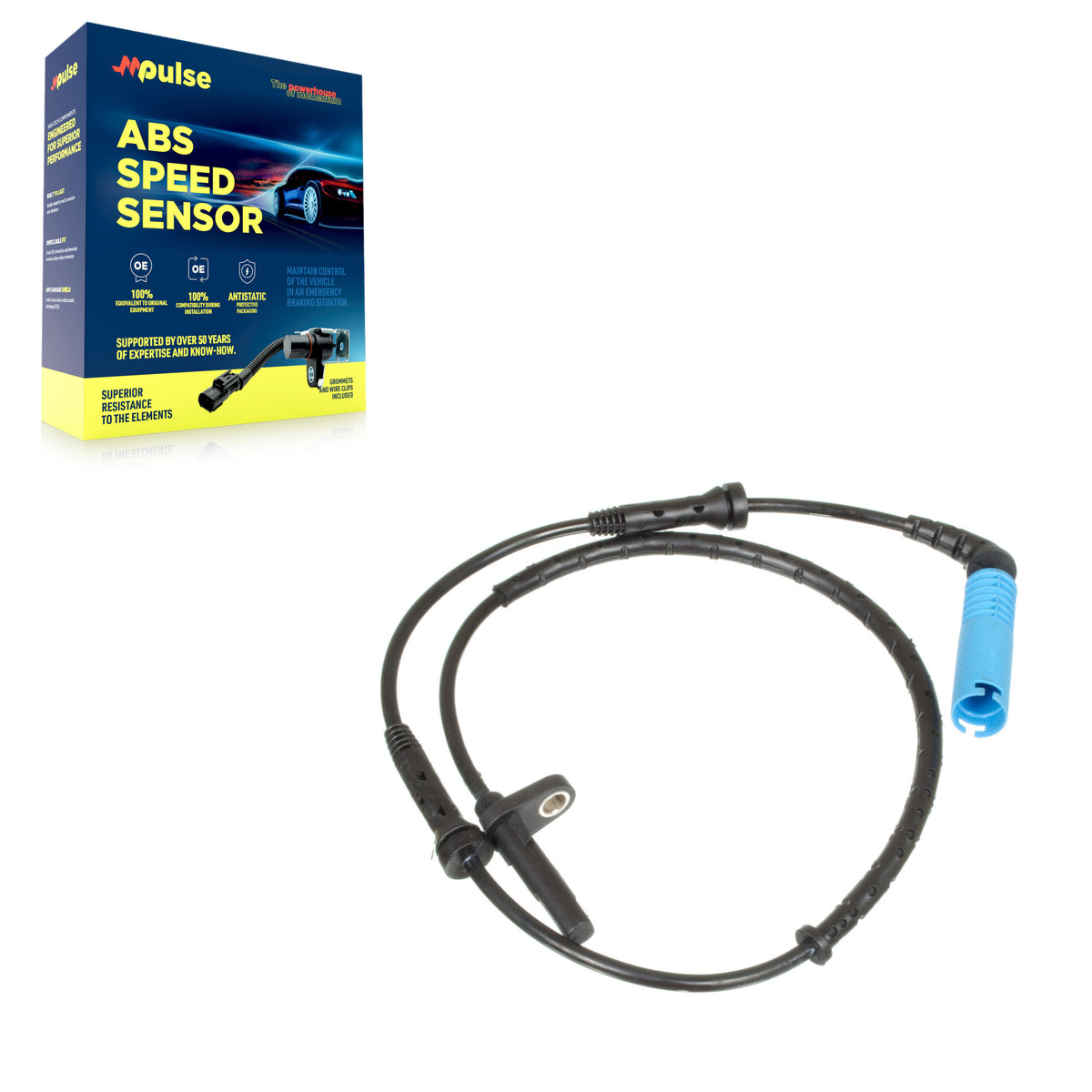 Rear ABS Wheel Speed Sensor SEN-2ABS0100 For BMW 530i 530xi 650i 525i 535i xDrive 645Ci 528xi 525xi