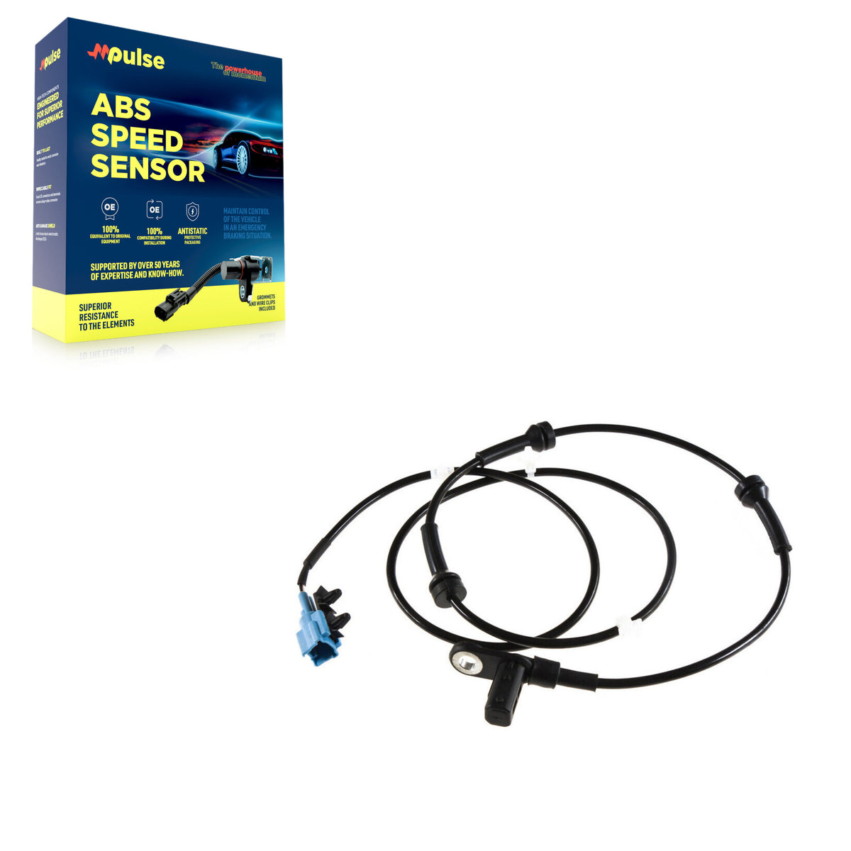 Rear Left ABS Wheel Speed Sensor SEN-2ABS0259 For Nissan Quest 3.5L with 4-Wheel Harness