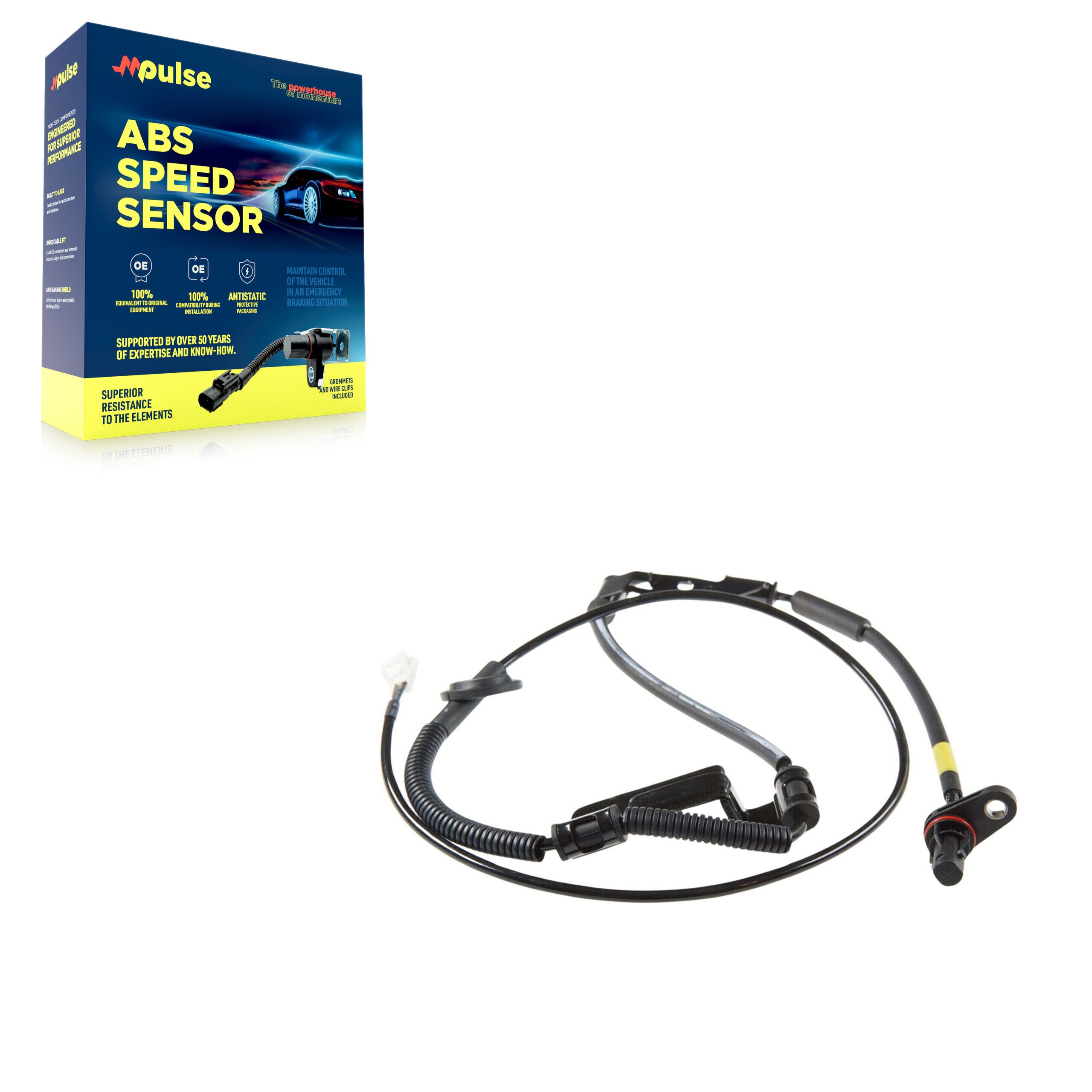 Rear Right ABS Wheel Speed Sensor SEN-2ABS0390 For Kia Rondo 2.7L 2.4L with 4-Wheel Harness