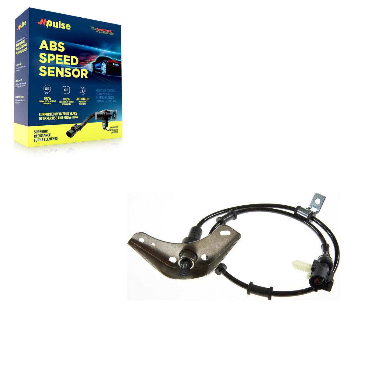 Front Left ABS Wheel Speed Sensor SEN-2ABS0447 For Ford E-350 Super Duty Econoline Club Wagon E-250