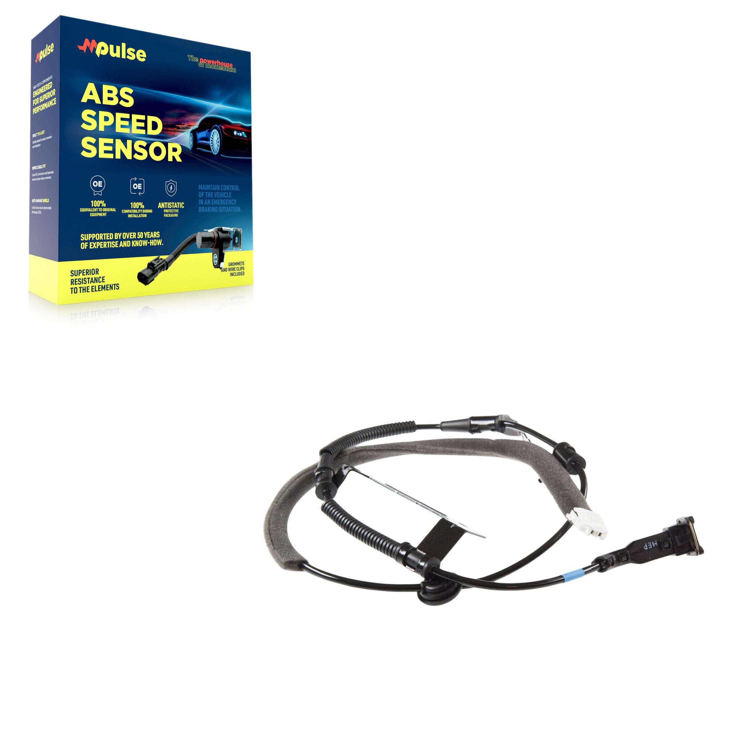 Rear Left ABS Wheel Speed Sensor SEN-2ABS0573 For Hyundai Santa Fe with Harness