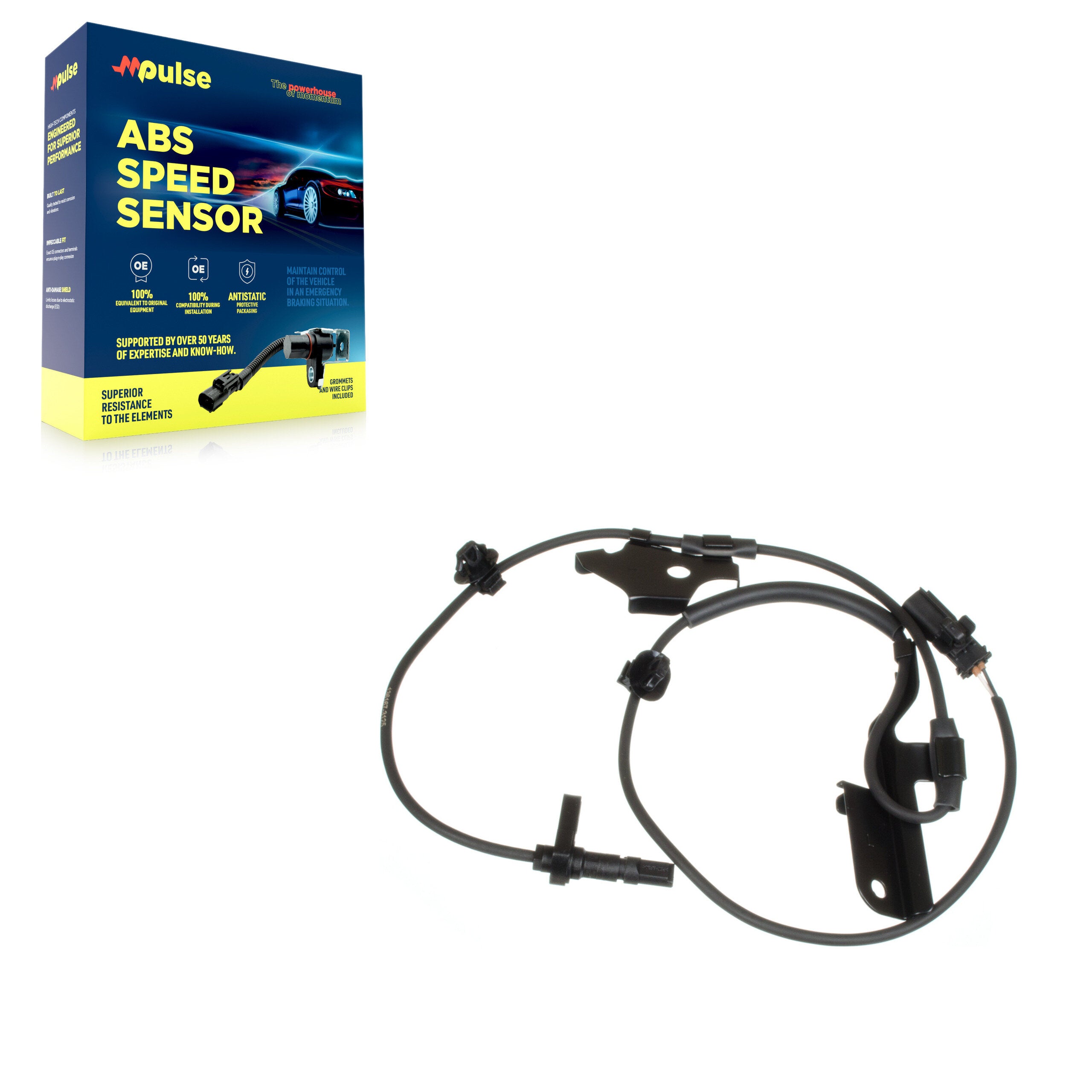 Front Left ABS Wheel Speed Sensor SEN-2ABS0891 For Toyota Prius Lexus CT200h Plug-In with Harness