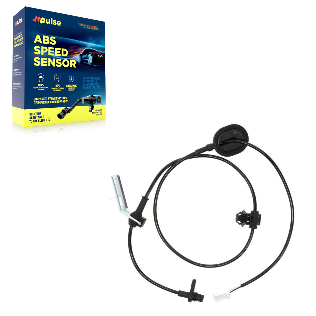 Rear ABS Wheel Speed Sensor SEN-2ABS3010 For 2014-2017 Mazda 6 2.5L with 4-Wheel Harness