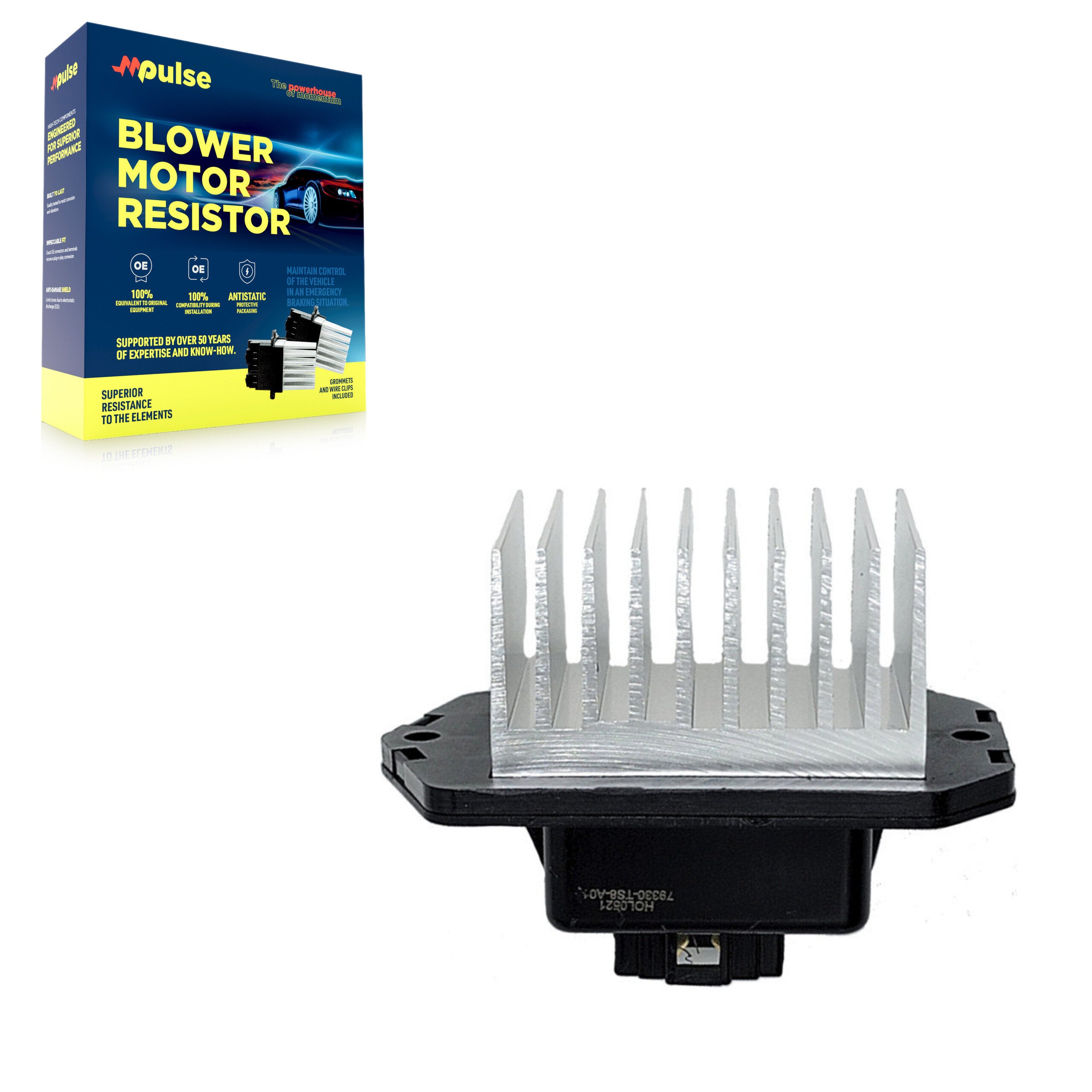 HVAC Blower Motor Resistor SEN-2BMR0455 For 12-15 Honda Civic Coupe with 2.4L 1.8L without Connector