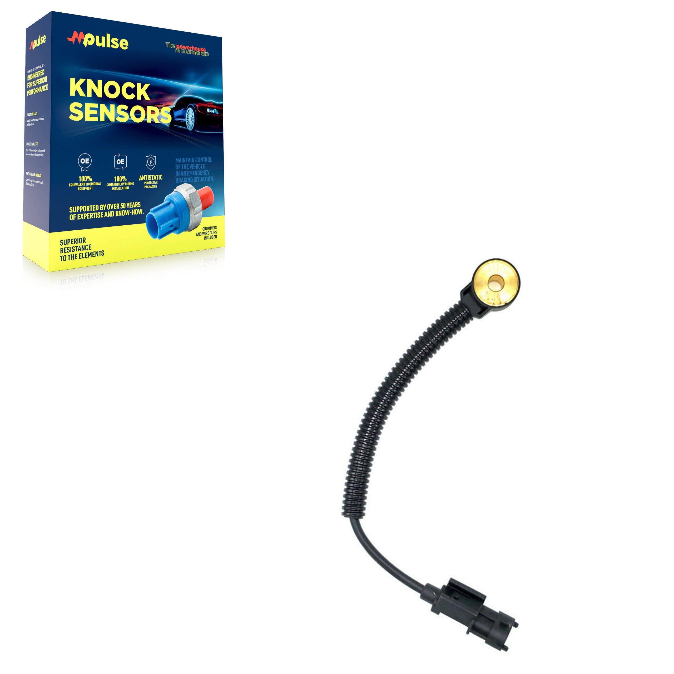 Ignition Knock (Detonation) Sensor SEN-2KNC0249 For Hyundai Accent Kia Rio Rio5 1.6L