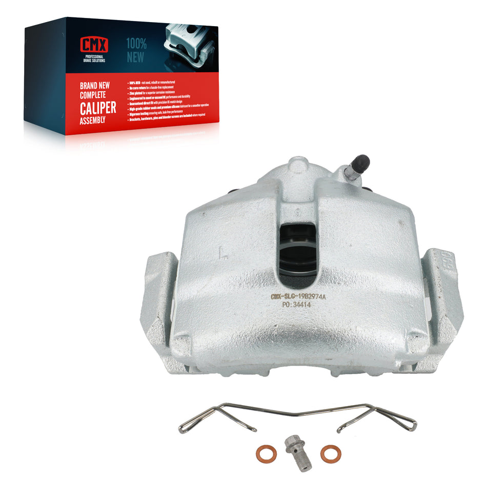 Front Left Brake Caliper SLC-19B2974A For Volkswagen Jetta Beetle GTI Audi Eos Golf CC Passat A3 TT
