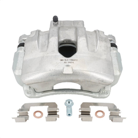 Front Left (Driver Side) Disc Brake Caliper SLC-19B6412 For 2010-2016 Hyundai Genesis Coupe With Single Piston Calipers by CMX