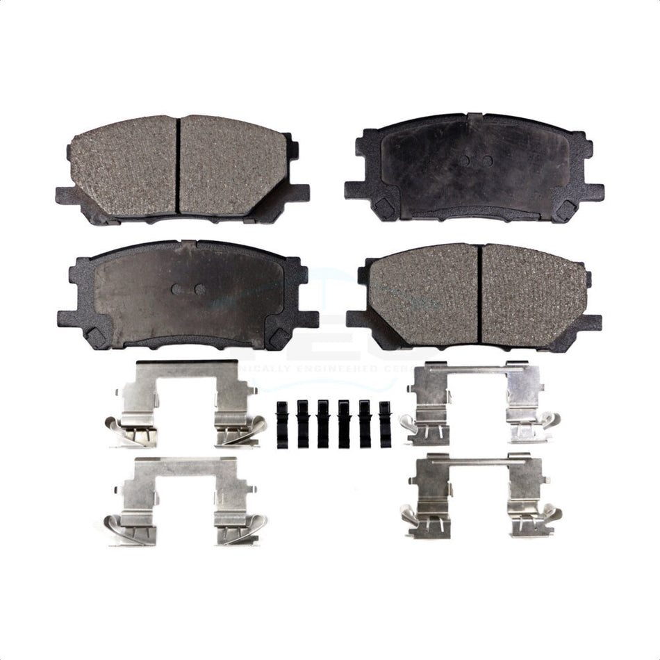 Front Ceramic Disc Brake Pads TEC-1005 For Lexus Toyota Highlander RX350 RX330 RX400h by TEC