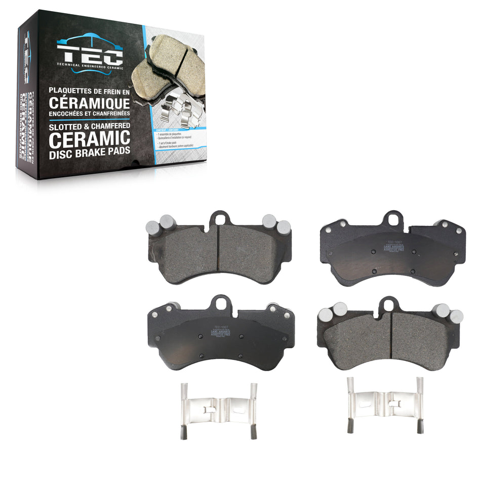 Front Ceramic Disc Brake Pads TEC-1007 For Porsche Cayenne Volkswagen Touareg Mercedes-Benz G550 4x4