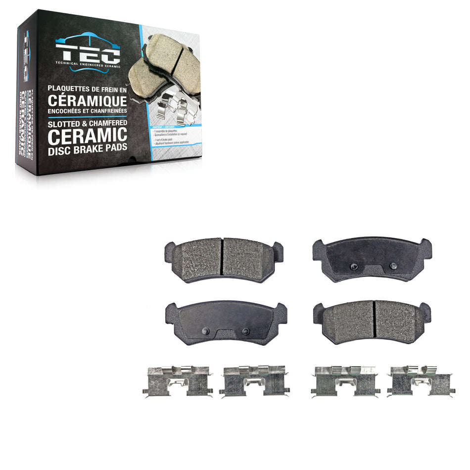 Rear Ceramic Disc Brake Pads TEC-1036 For Chevrolet Optra Suzuki Forenza Reno