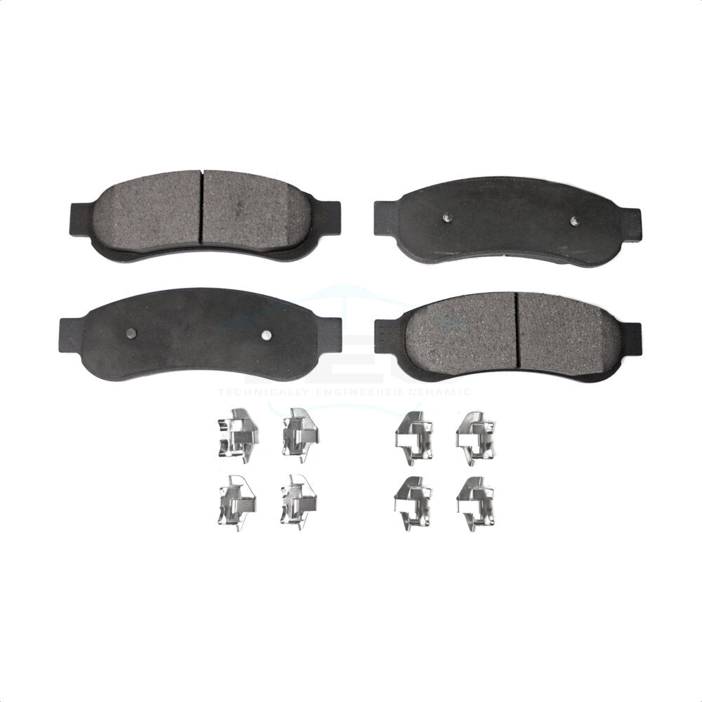 Rear Ceramic Disc Brake Pads TEC-1067 For Ford F-350 Super Duty by TEC