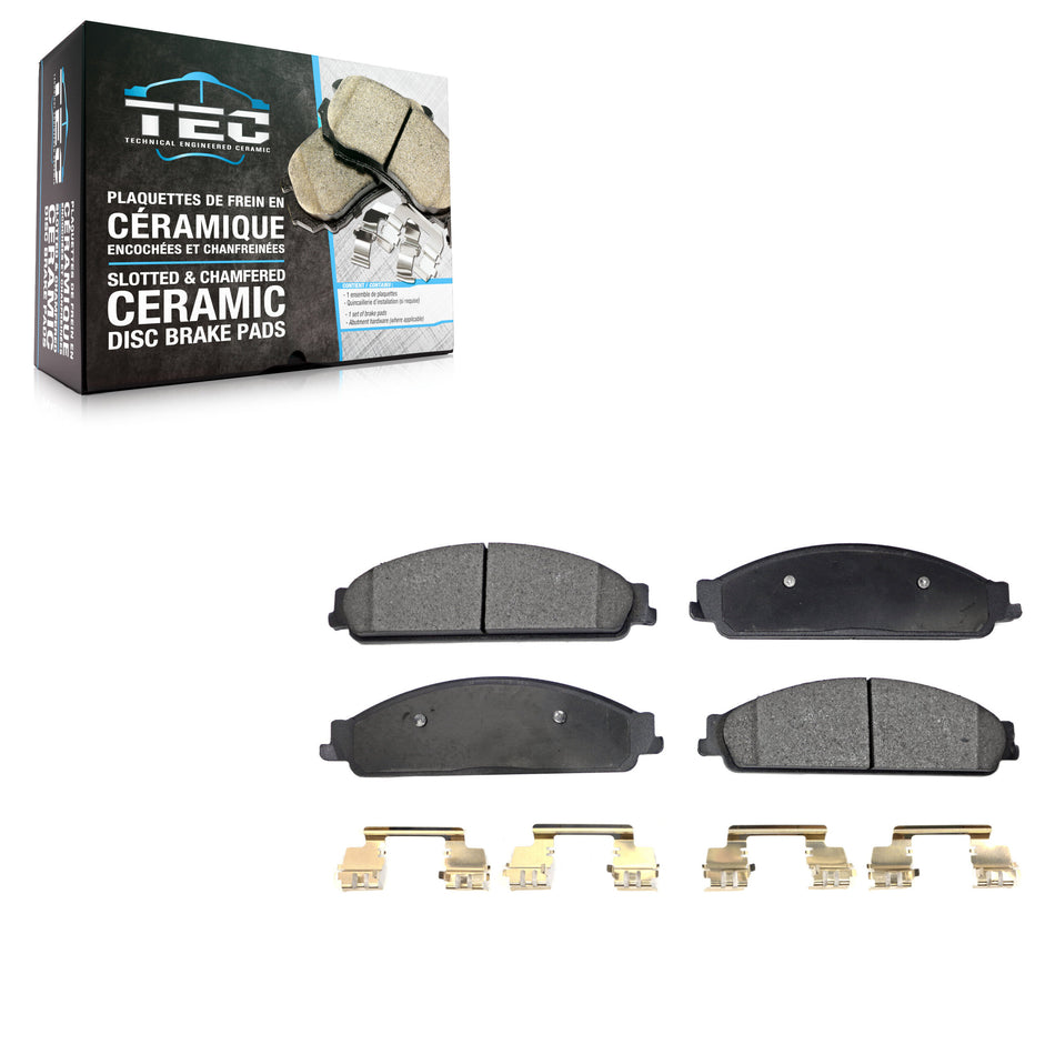 Front Ceramic Disc Brake Pads TEC-1070 For Ford Five Hundred Freestyle Taurus X Mercury Sable