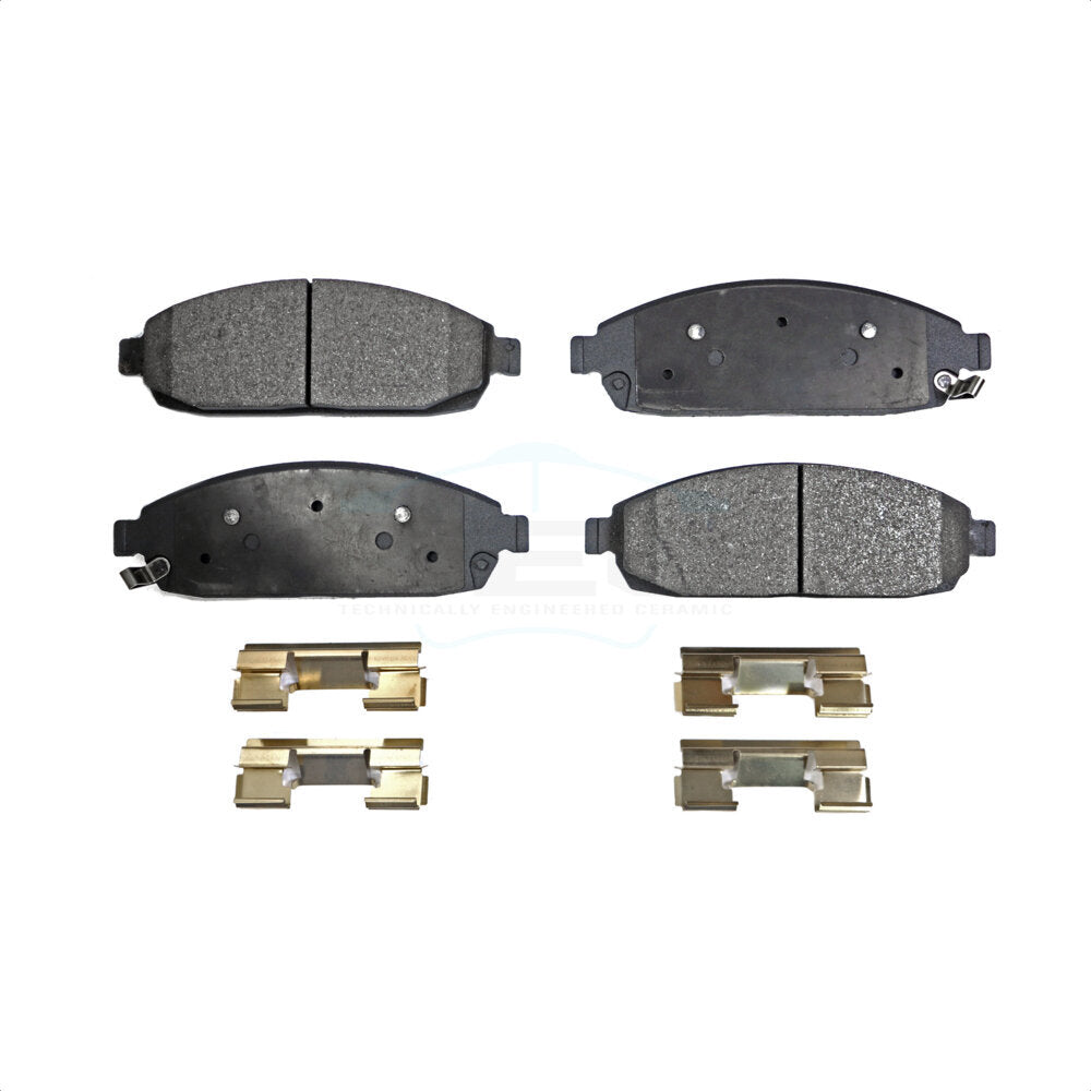 Front Ceramic Disc Brake Pads TEC-1080 For Jeep Grand Cherokee Commander by TEC