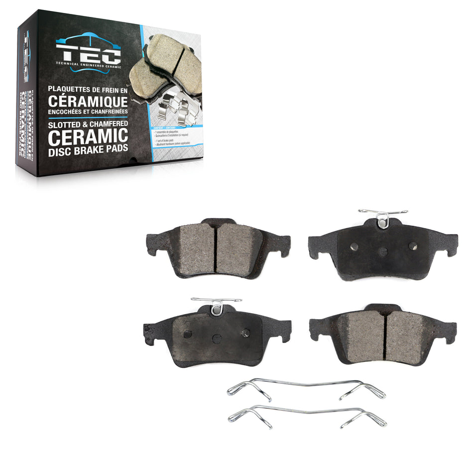 Rear Ceramic Disc Brake Pads TEC-1095 For Ford Mazda 3 Escape Focus 5 Chevrolet Cobalt Transit Volvo