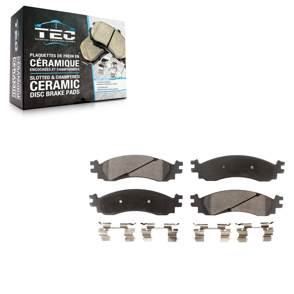 Front Ceramic Disc Brake Pads TEC-1158 For Ford Explorer Sport Trac Taurus Mercury Mountaineer
