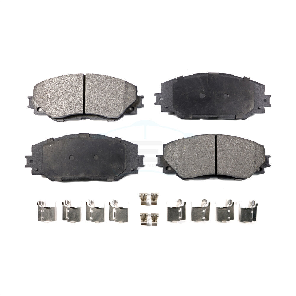 Front Ceramic Disc Brake Pads TEC-1210 For Toyota Corolla RAV4 Scion xB Prius V xD Matrix Pontiac Vibe Lexus HS250h by TEC