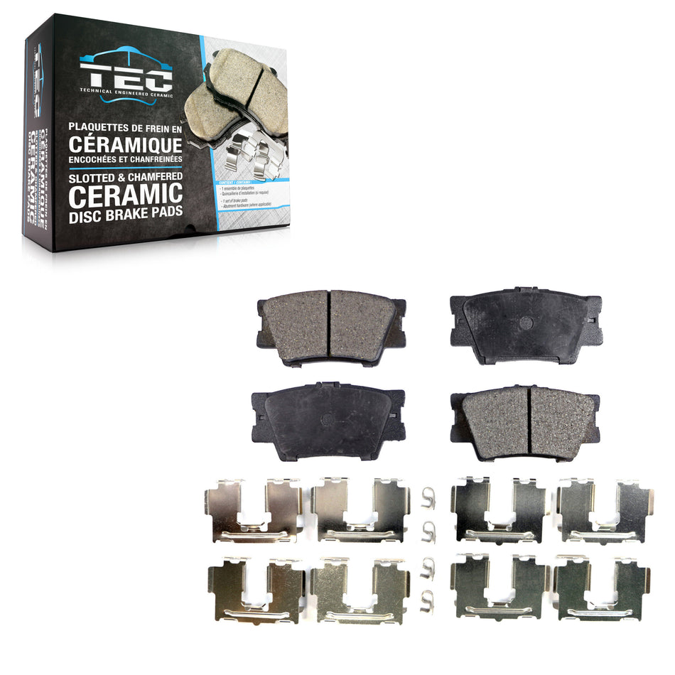 Rear Ceramic Disc Brake Pads TEC-1212 For Toyota RAV4 Camry Matrix Lexus ES350 Pontiac Vibe Avalon