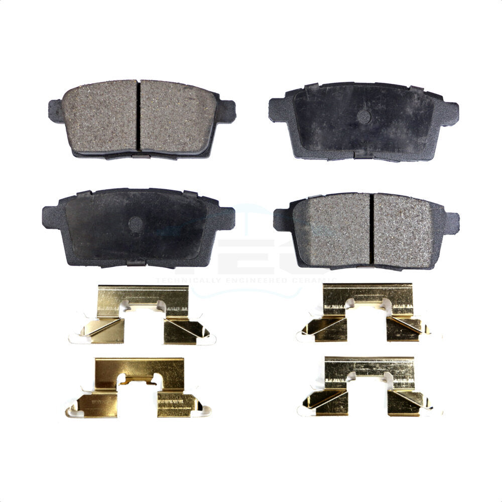 Rear Ceramic Disc Brake Pads TEC-1259 For Ford Edge Mazda CX-9 CX-7 Lincoln MKX by TEC