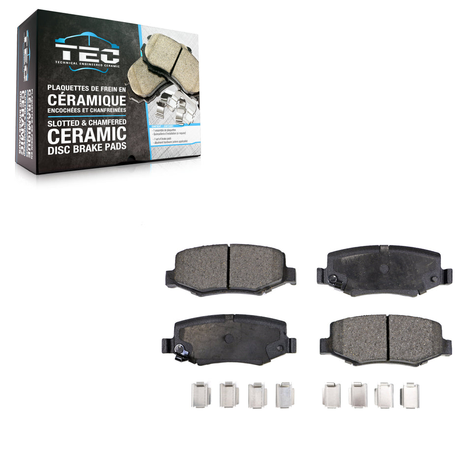 Rear Ceramic Disc Brake Pads TEC-1274 For Jeep Wrangler Liberty JK Dodge Nitro