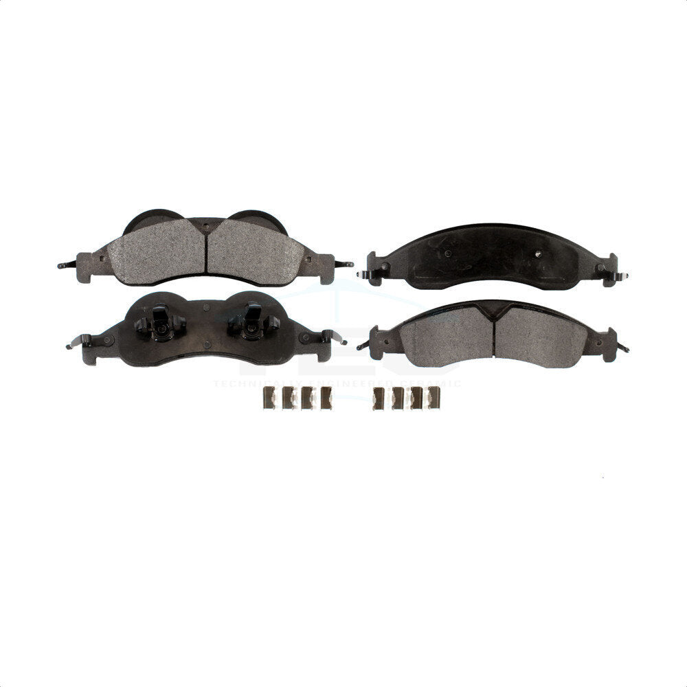 Front Ceramic Disc Brake Pads TEC-1278 For 2007-2009 Ford Expedition Lincoln Navigator by TEC