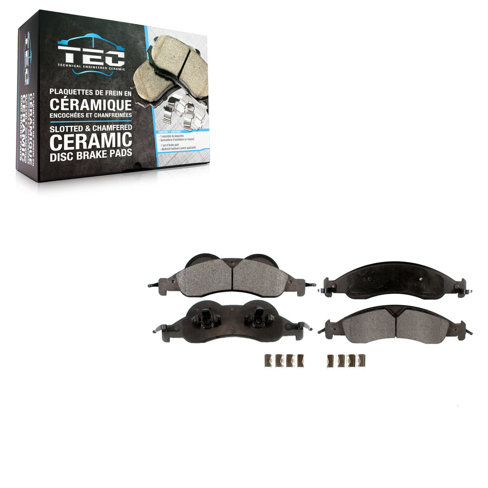 Front Ceramic Disc Brake Pads TEC-1278 For 2007-2009 Ford Expedition Lincoln Navigator