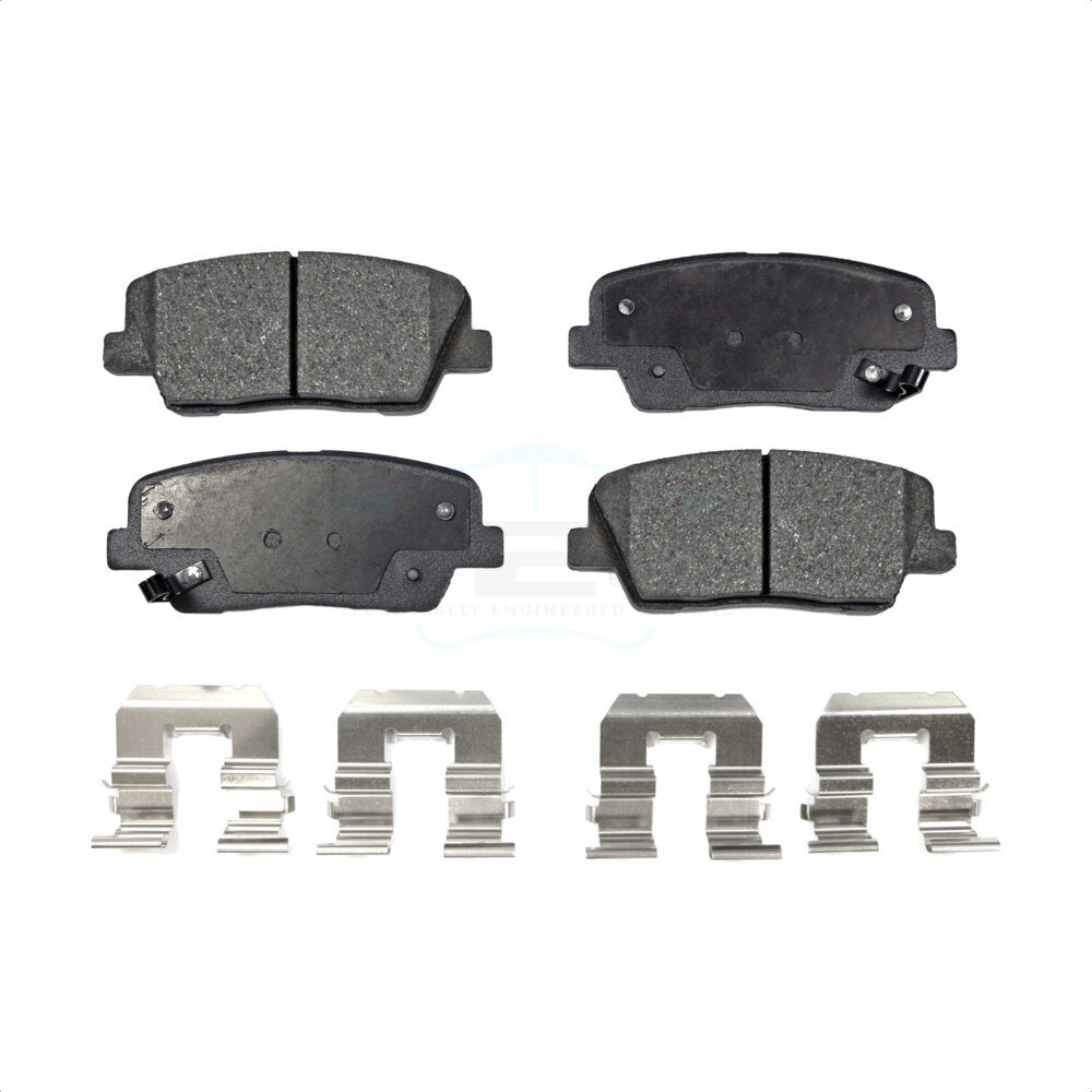 Rear Ceramic Disc Brake Pads TEC-1284 For Kia Hyundai Sorento Santa Fe Sport Sedona Genesis Coupe Entourage Borrego Equus K900 XL by TEC